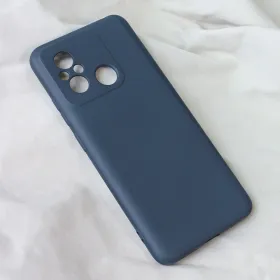Futrola - maska Teracell Soft Velvet za Xiaomi Redmi 12C tamno plava.