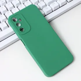 Futrola - maska Silikon Pro Camera za Samsung A145R Galaxy A14 4G/Galaxy A14 5G tamno zelena.