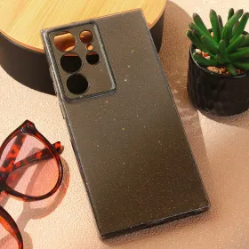 Futrola - maska Sparkle Dust za Samsung Galaxy S23 Ultra crna.