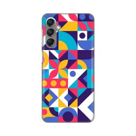 Silikonska futrola - maska print Skin za Samsung A245 Galaxy A24 4G Colorful Mosaic.