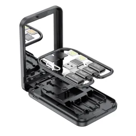 Multifunkcionalni box wireless punjac Budi Magsafe 15W 14 u 1 crni.