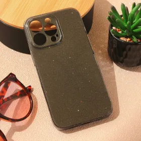 Futrola - maska Sparkle Dust za iPhone 13 Pro 6.1 crna.
