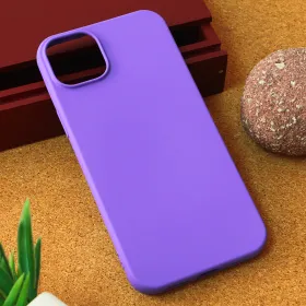 Futrola - maska Teracell Giulietta za iPhone 15 Plus 6.7 mat ljubicasta.