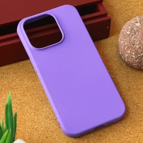 Futrola - maska Teracell Giulietta za iPhone 15 Pro 6.1 mat ljubicasta.