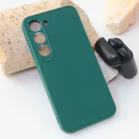 Futrola - maska 3D Camera za Samsung S911B Galaxy S23 tamno zelena.