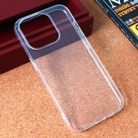 Silikonska futrola - maska Ultra Thin za iPhone 15 Pro 6.1 Transparent.