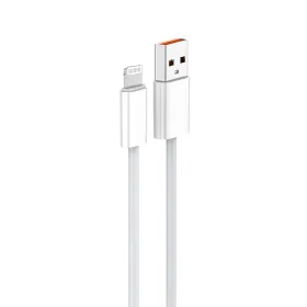 USB Data kabl LDNIO LS891 25W Fast iPhone lightning beli 1m.