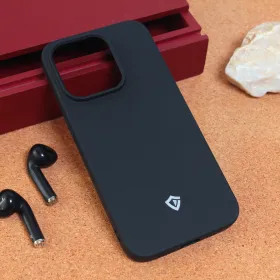 Futrola - maska Teracell Skin za iPhone 15 Pro 6.1 mat crna.