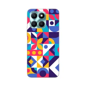 Silikonska futrola - maska print Skin za Huawei Honor X6a Colorful Mosaic.