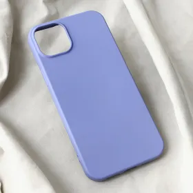 Futrola - maska Teracell Soft Velvet za iPhone 15 Plus 6.7 ljubicasta.
