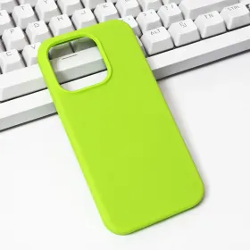 Futrola - maska Summer color za iPhone 15 Pro 6.1 neon zuta.