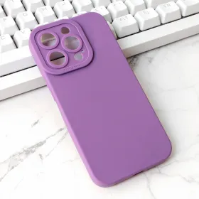 Futrola - maska Silikon Pro Camera za iPhone 15 Pro 6.1 ljubicasta.