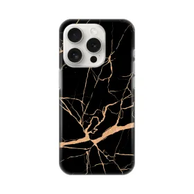 Silikonska futrola - maska print za iPhone 15 Pro 6.1 All Black.