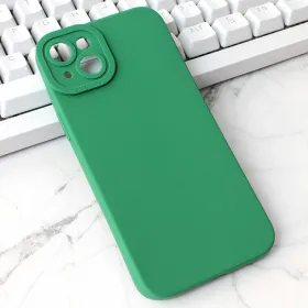 Futrola - maska Silikon Pro Camera za iPhone 15 Plus 6.7 tamno zelena.