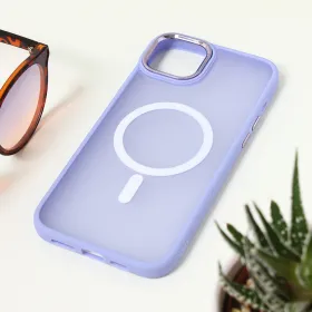 Futrola - maska Magsafe colorful za iPhone 15 Plus 6.7 lila.