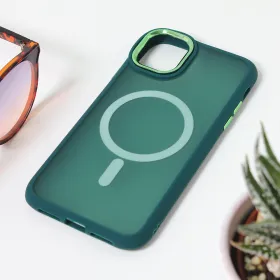 Futrola - maska Magsafe colorful za iPhone 11 6.1 tamno zelena.