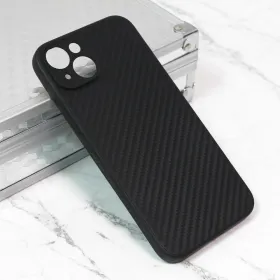 Futrola - maska Carbon fiber za iPhone 15 Plus 6.7 crna.