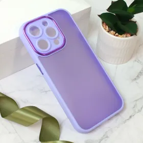 Futrola - maska Shining Camera za iPhone 15 Pro 6.1 ljubicasta.