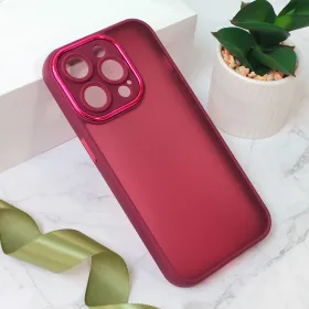 Futrola - maska Shining Camera za iPhone 15 Pro 6.1 crvena.