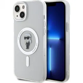 Futrola - maska Karl Lagerfeld Hc Magsafe IML Ikonik za iPhone 15 6.1 Transparent (KLHMP15SHFCKNOT).