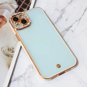 Futrola - maska Cirkon Camera za iPhone 15 Plus 6.7 bela.