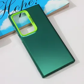 Futrola - maska Clear za Samsung S928B Galaxy S24 Ultra zelena.