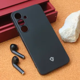 Futrola - maska Teracell Skin za Samsung S926B Galaxy S24 Plus mat crna.