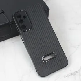 Futrola - maska Carbon Stripe za Samsung A245 Galaxy A24 4G crna.