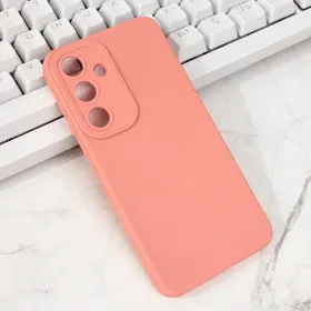 Futrola - maska Silikon Pro Camera za Samsung S921B Galaxy S24 roze.