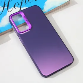 Futrola - maska Clear za Samsung A156 Galaxy A15 5G ljubicasta.