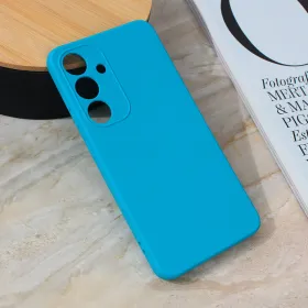 Futrola - maska Teracell Giulietta za Samsung S921B Galaxy S24 mat svetlo plava.