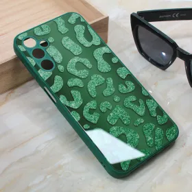 Futrola - maska Shiny glass za Samsung A245 Galaxy A24 4G zelena.