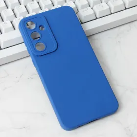 Futrola - maska Silikon Pro Camera za Samsung A556 Galaxy A55 5G tamno plava.