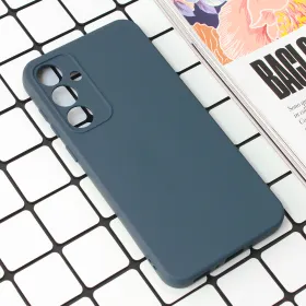 Futrola - maska Nano Silikon za Samsung A356 Galaxy A35 5G 5G tamno plava.