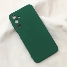 Futrola - maska Teracell Soft Velvet za Samsung A256 Galaxy A25 5G tamno zelena.