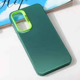 Futrola - maska Clear za Samsung A356 Galaxy A35 5G 5G zelena.