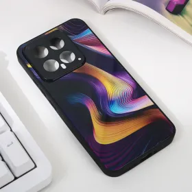 Futrola - maska Abstract za Xiaomi 14 tamno ljubicasta.