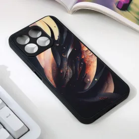 Futrola - maska Abstract za Huawei Honor X8b crna.