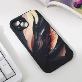 Futrola - maska Abstract za iPhone 15 6.1 crna.