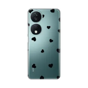 Silikonska futrola - maska print Skin za Huawei Honor X7b Hearts.