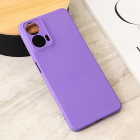 Futrola - maska Teracell Giulietta za Motorola Moto G04 mat ljubicasta.