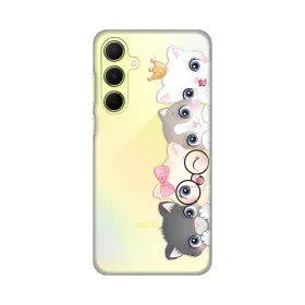 Silikonska futrola - maska print Skin za Samsung A556 Galaxy A55 5G Cats.