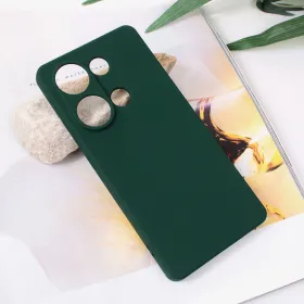 Futrola - maska Teracell Soft Velvet za Xiaomi Redmi Note 13 Pro 4G (EU) tamno zelena.