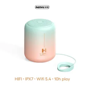 Bluetooth zvucnik Remax Sky Mirror RB-H1 mint roze.