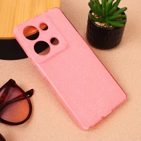 Futrola - maska Sparkle Dust za Xiaomi Redmi Note 13 Pro 4G roze.