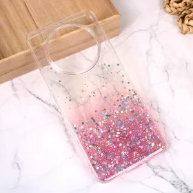 Silikonska futrola - maska Glitter za Xiaomi Redmi A3 roze.