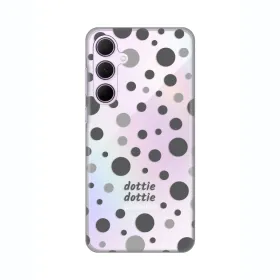 Silikonska futrola - maska print Skin za Samsung A356 Galaxy A35 5G 5G Dottie Dottie Gray.