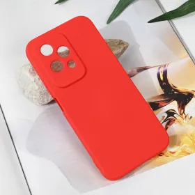 Futrola - maska Teracell Soft Velvet za Huawei Honor 200 Lite crvena.