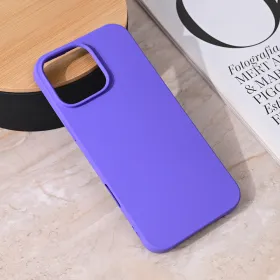 Futrola - maska Teracell Giulietta za iPhone 16 Pro Max 6.9 mat ljubicasta.