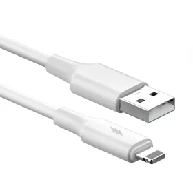 USB Data kabl KONFULON DL48, 2.4A, USB na iPhone lightning beli 1m.
